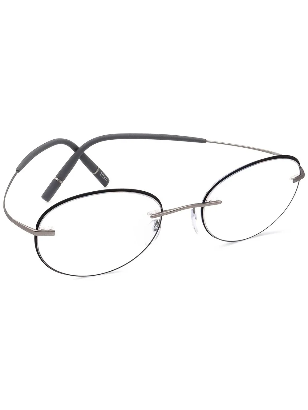 Silhouette 5518 FV 7110 Titan with Accent Rings Eyewear